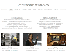 Tablet Screenshot of crowdsourcestudios.com